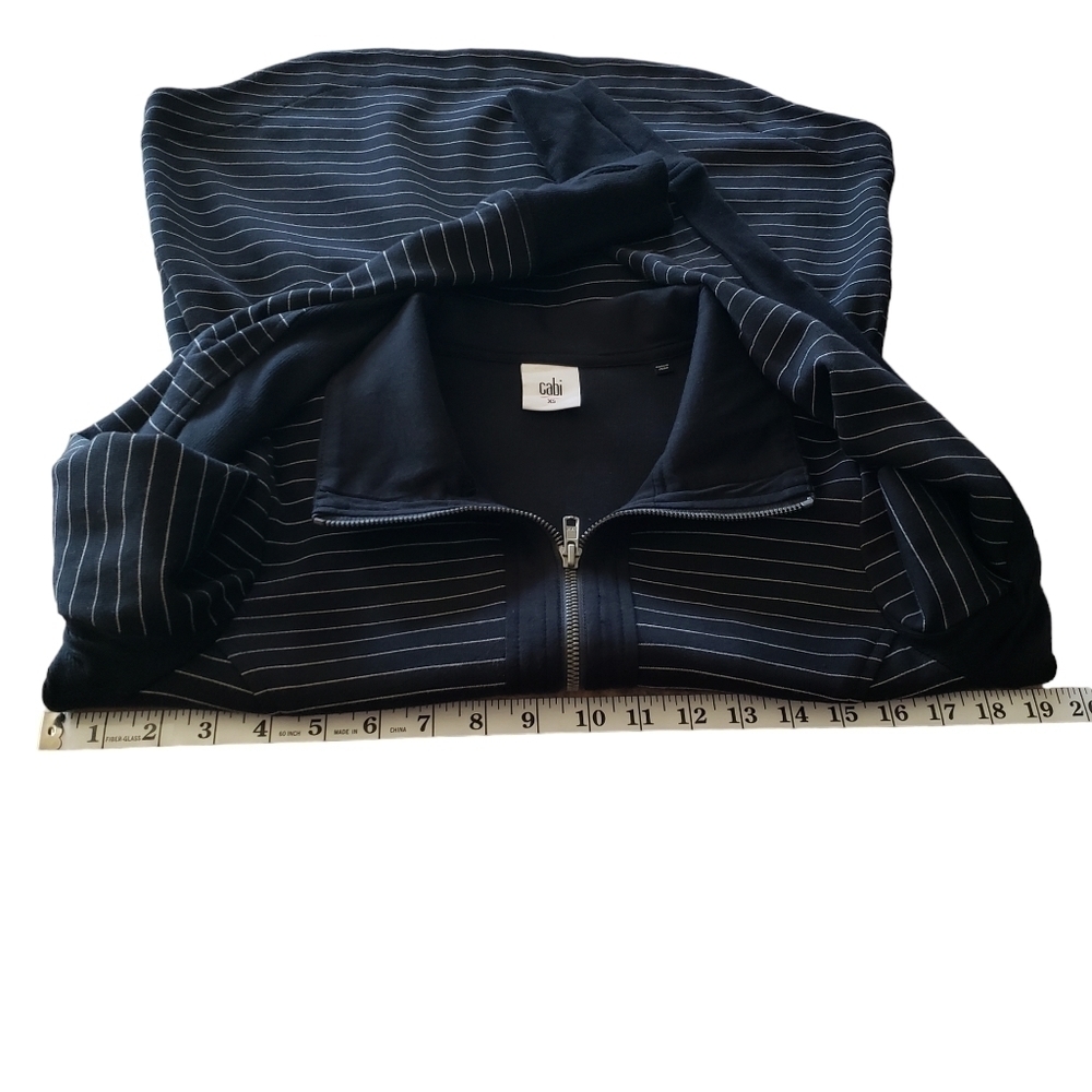🌻CABI Sporty Sprint Jacket Zip Up Curve Back Hem #3378, Size XS - Picture 8 of 10